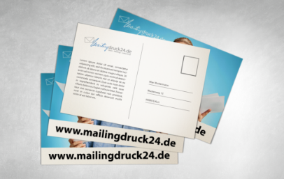 Die Adressierung von Postkarten kann auf 3 Arten erfolgen: InkJet-Adressierung, Laser-Personalisierung und Etikettierung von Postkarten.